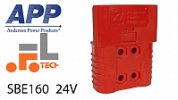 Разъем аккумуляторной батареи APP SBE160 24V (Red)